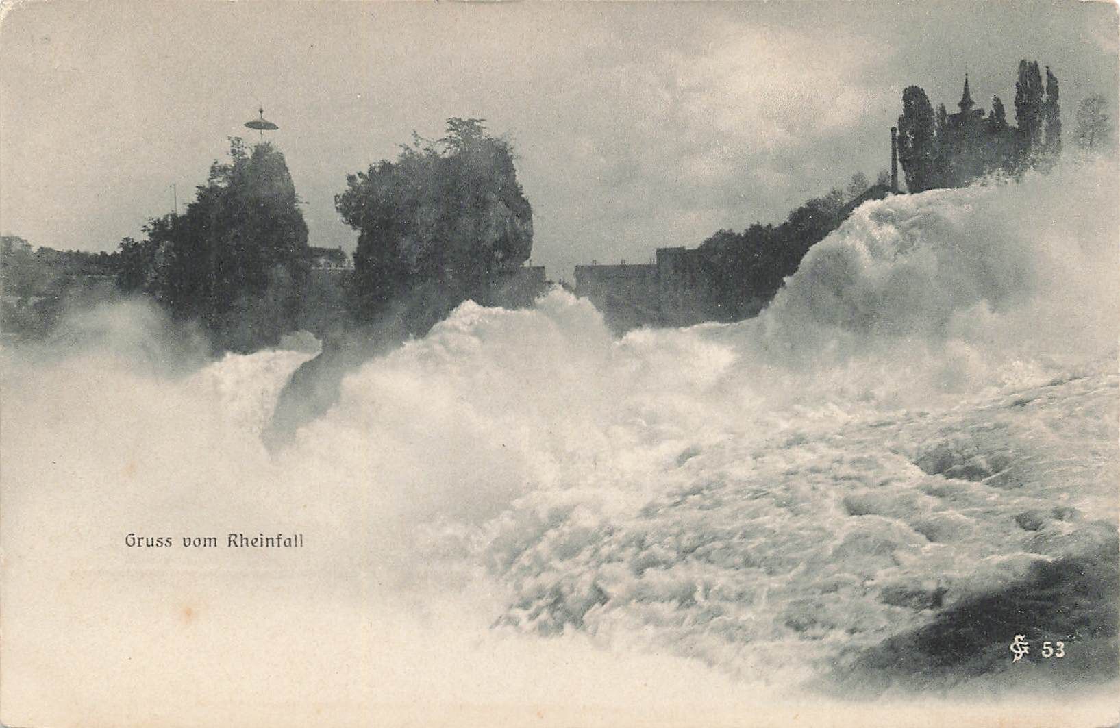 Cartoline postali: Rheinfall Schaffhausen – Usato da Biasca venduto da Blenio71