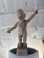Holzfigur Baby, Handgeschnitzt, Unikat, Sehr Selten!