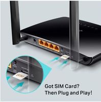 TP-Link TL-MR6400 WLAN 4G LTE Router - Neuwertig