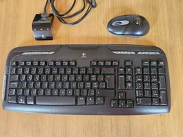 Logitech Cordless Desktop EX110 Clavier Souris Set