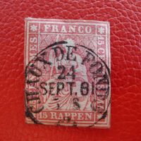 Strubel 24G (24B4) von Chaux-De-Fonds 24.SEPT.61, FARBSTARK!