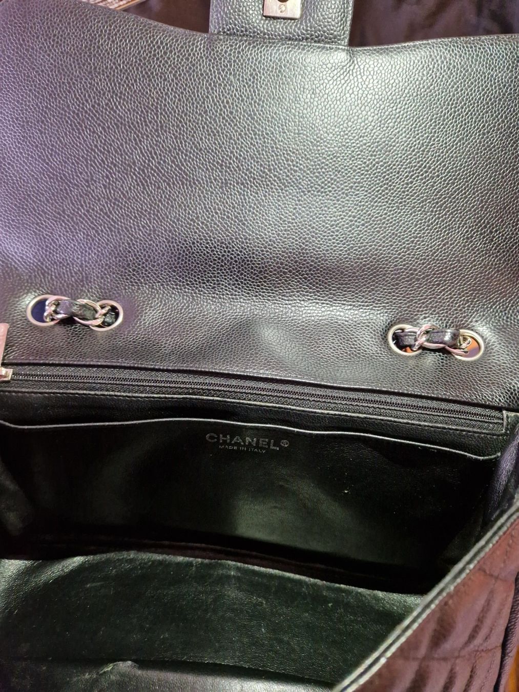 Chanel Borse da donna: Chanel Classic Caviar Jumbo mit silber Hardware !!! – Usato da Flühli LU venduto da Conny_88 7