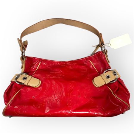 BRACCIALINI Rote Handtasche mit Autoprägung