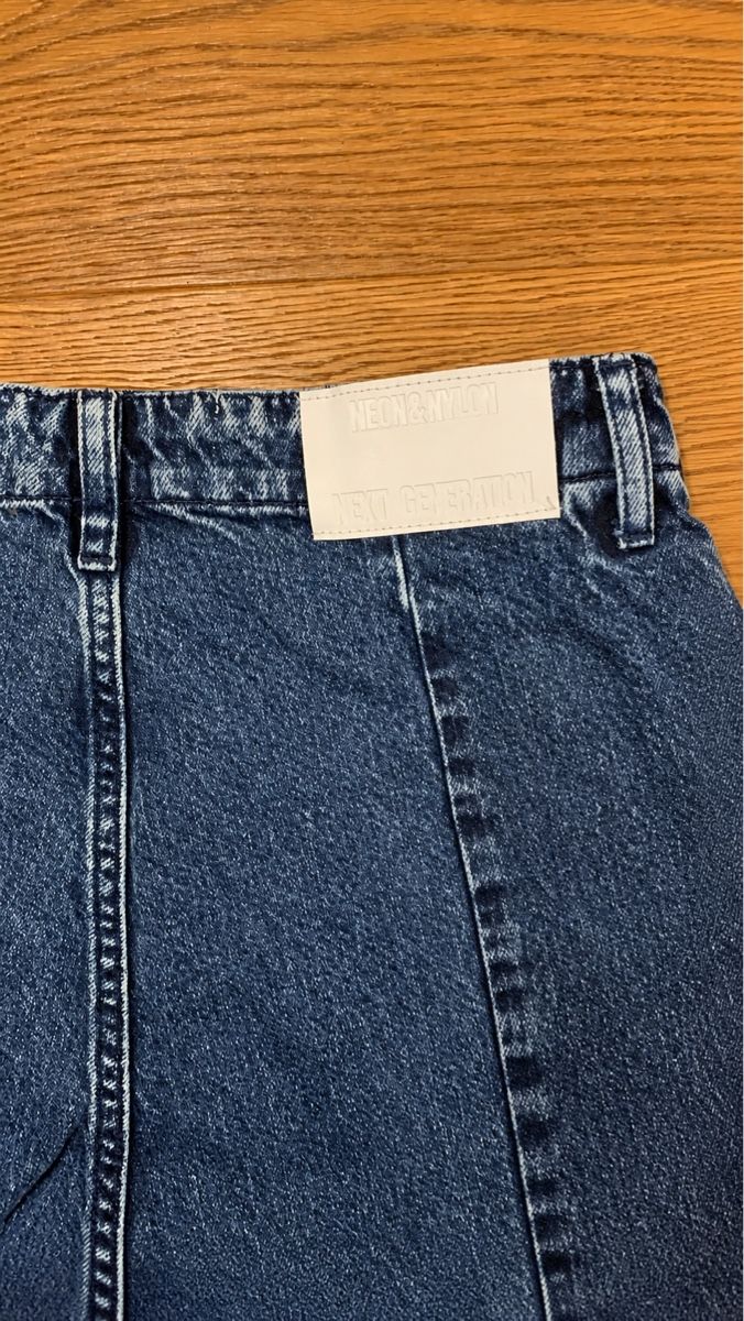 Jeans: Neon & Nylon Jeans Hose Patchwork Look Grösse 28/32 – Usato da Hittnau venduto da emi_hrf6 3