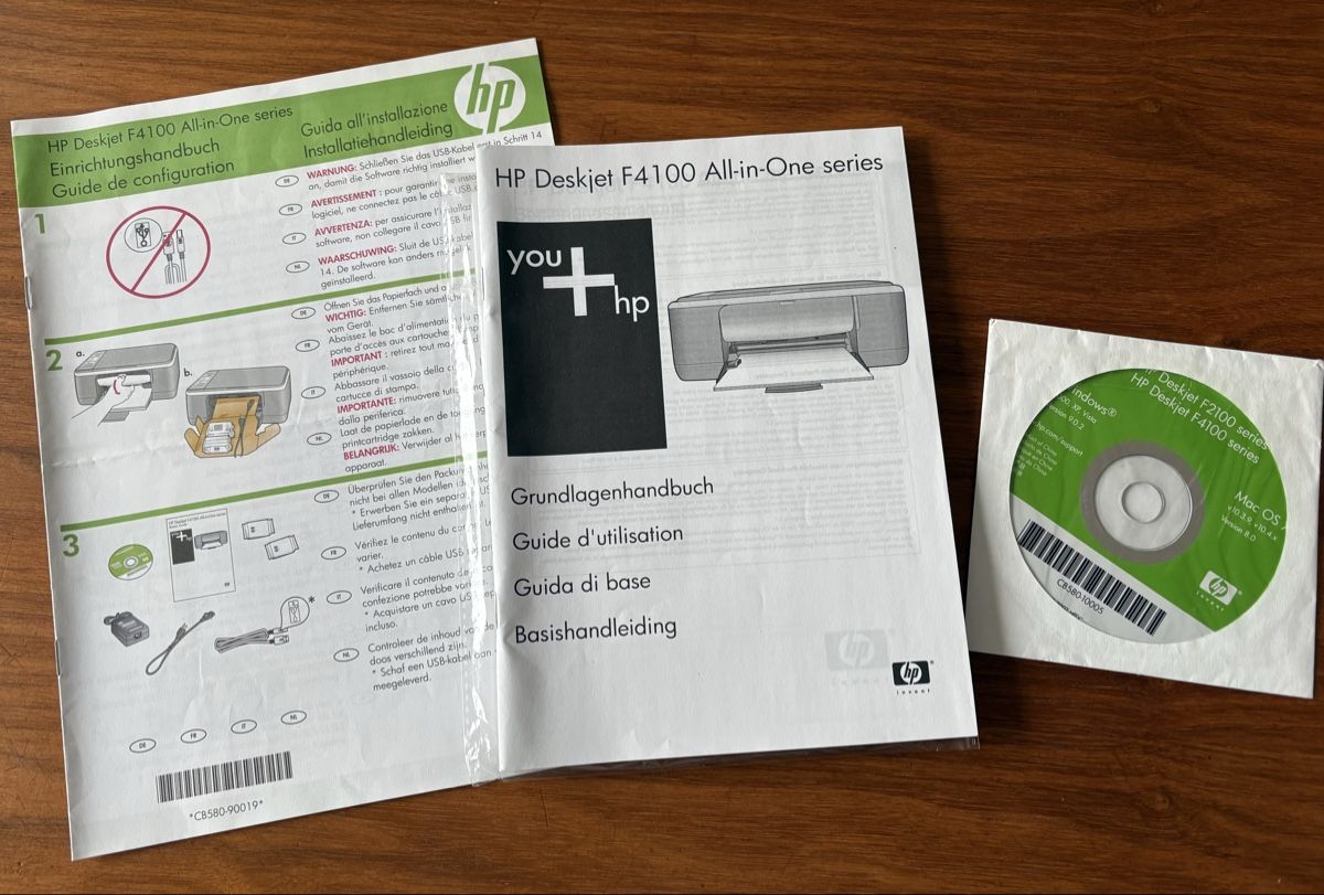 Imprimantes: HP Deskjet F4100 All-in-One Drucker mit Software – D'occasion à Uetendorf par king-of-queens01 3