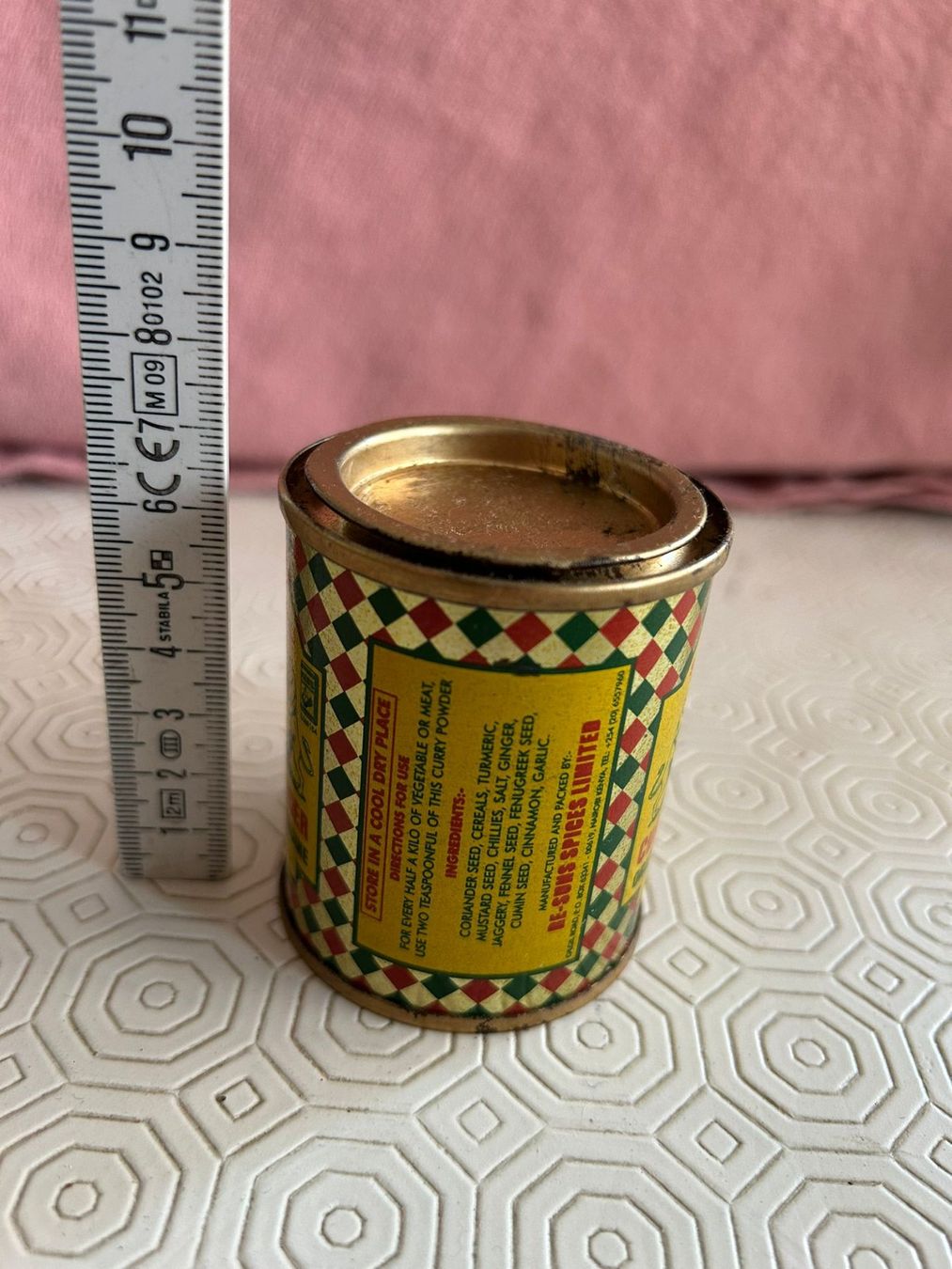 Barattoli: Scatola di latta Curry powder – Usato da Melano venduto da H-Sara 1