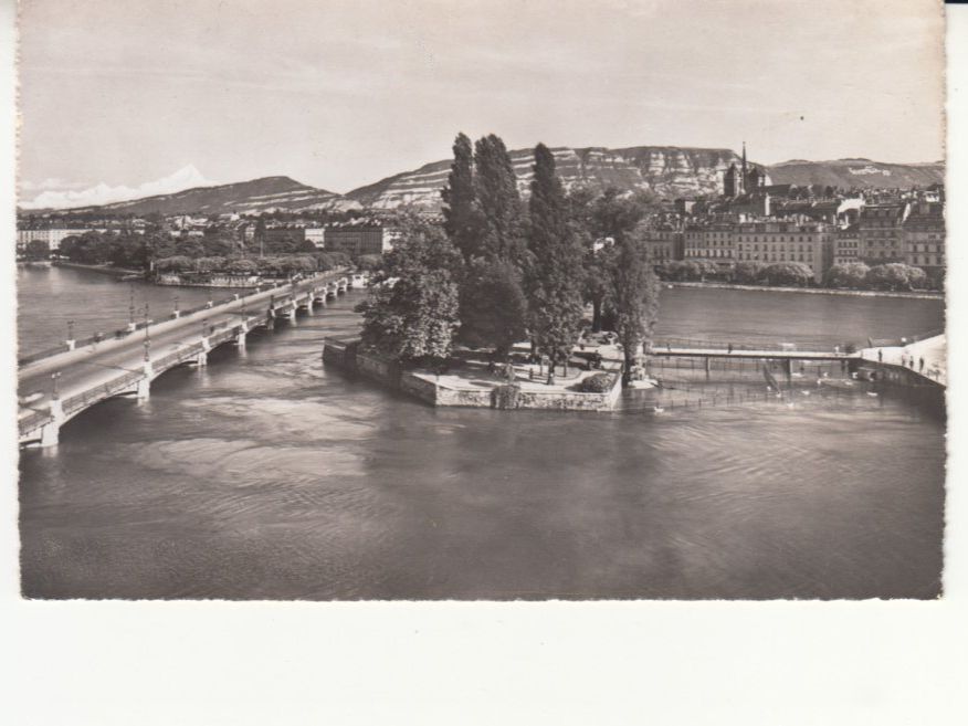 Cartoline postali: Genève ca. 1950 mit ST Genève Caserne – Usato da Bürglen TG venduto da StampGraf