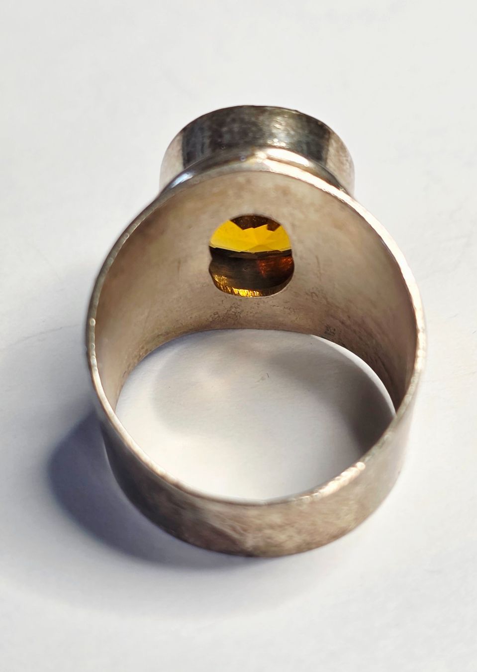 Bagues: Silber Ring gelboranger Stein – Neuf (Voir description) à Zürich par adriben 9