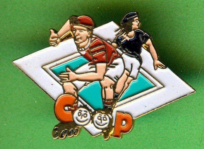 Placchette & Badge: Coop  Skater  – Usato da Winterthur venduto da Sammleroase