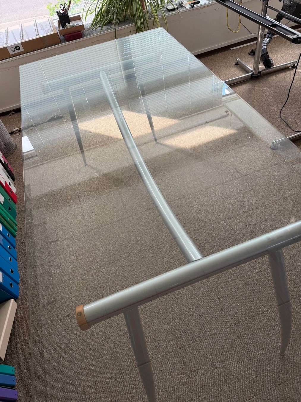 Interio Tables: esstisch mit glasplatte – D'occasion à St. Gallen par xerxerx 1