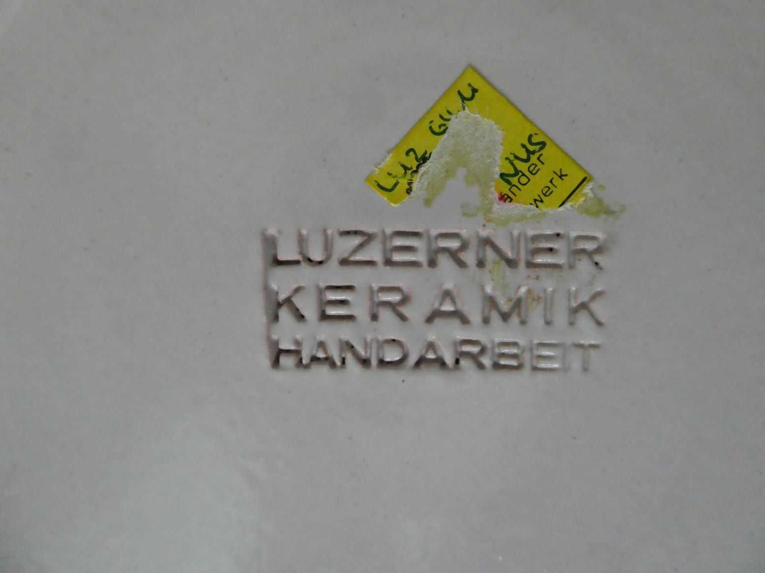 Teller: Teller Luzerner Keramik – Gebraucht aus Dietlikon von Woodgate 3