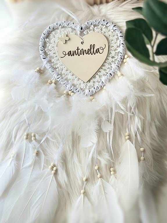 Toutes les décorations: Traumfänger personalisiert HERZ – D'occasion à Glis par KubEmma.ch 4