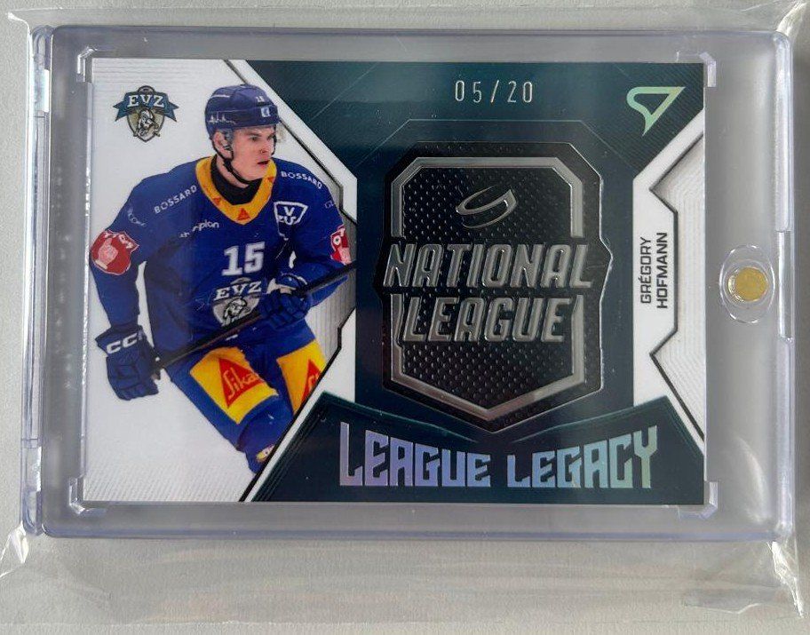 Sportzoo Sammelbilder & Trading cards: EV Zug League Legacy Gregory Hofmann 05/20 – Neu (gemäss Beschreibung) aus Cham von 9inches