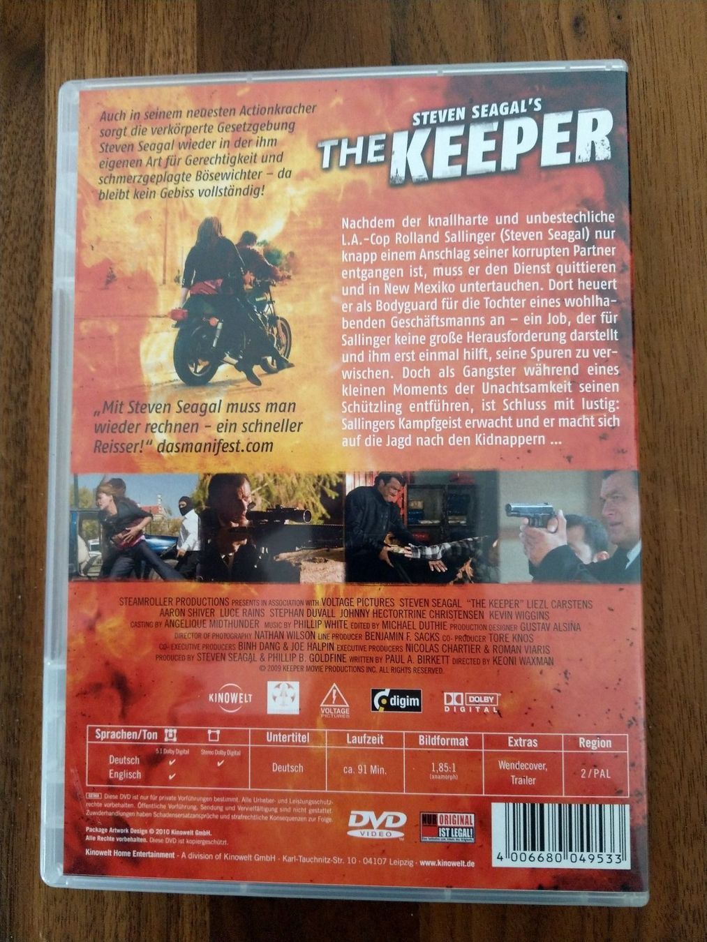 Tutti i DVDs: DVD - The Keeper mit Steven Seagal – Usato da Rheinfelden venduto da FilmAuktion 1