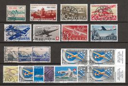 sauber gestempelte Flugpost Marken ab 1941 : KP 370.--