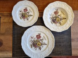 Mason’s Ironstone Teller England Vintage 3er Set