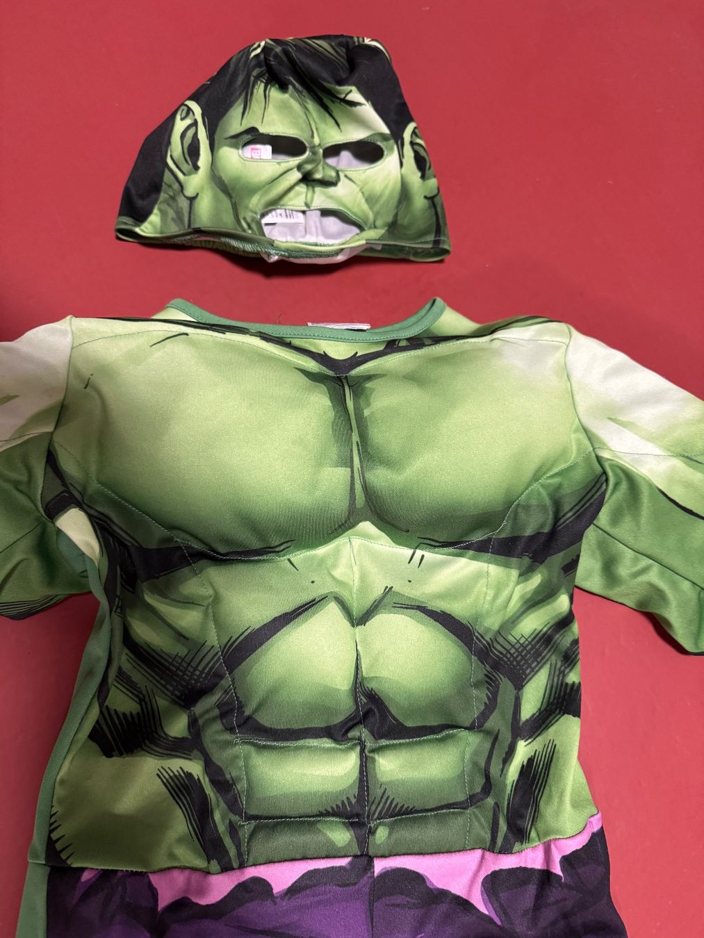 Costumi: Kinder Hulk Kostüm Grösse 110 bis 116 – Usato da Bürglen TG venduto da Cantomas 1