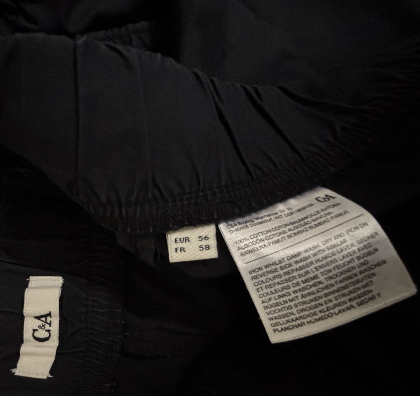 Pantaloni: C&A lange Hose schwarz – Usato da Buchs AG venduto da SellAndBuyX 1