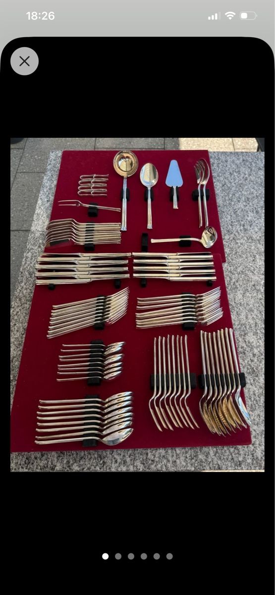 Set di posate: 87 teilige Silberbesteckset  – Usato da Thürnen venduto da schmiedekunst 5