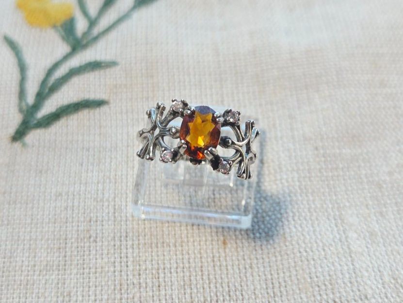 Anelli: NEW - S925 Citrine Ring (Adjustable) – Nuovo (secondo la descrizione) da Zürich venduto da cin_wcf6