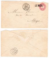 Entier postal LE MONT pour Morges le 28 Juil.69