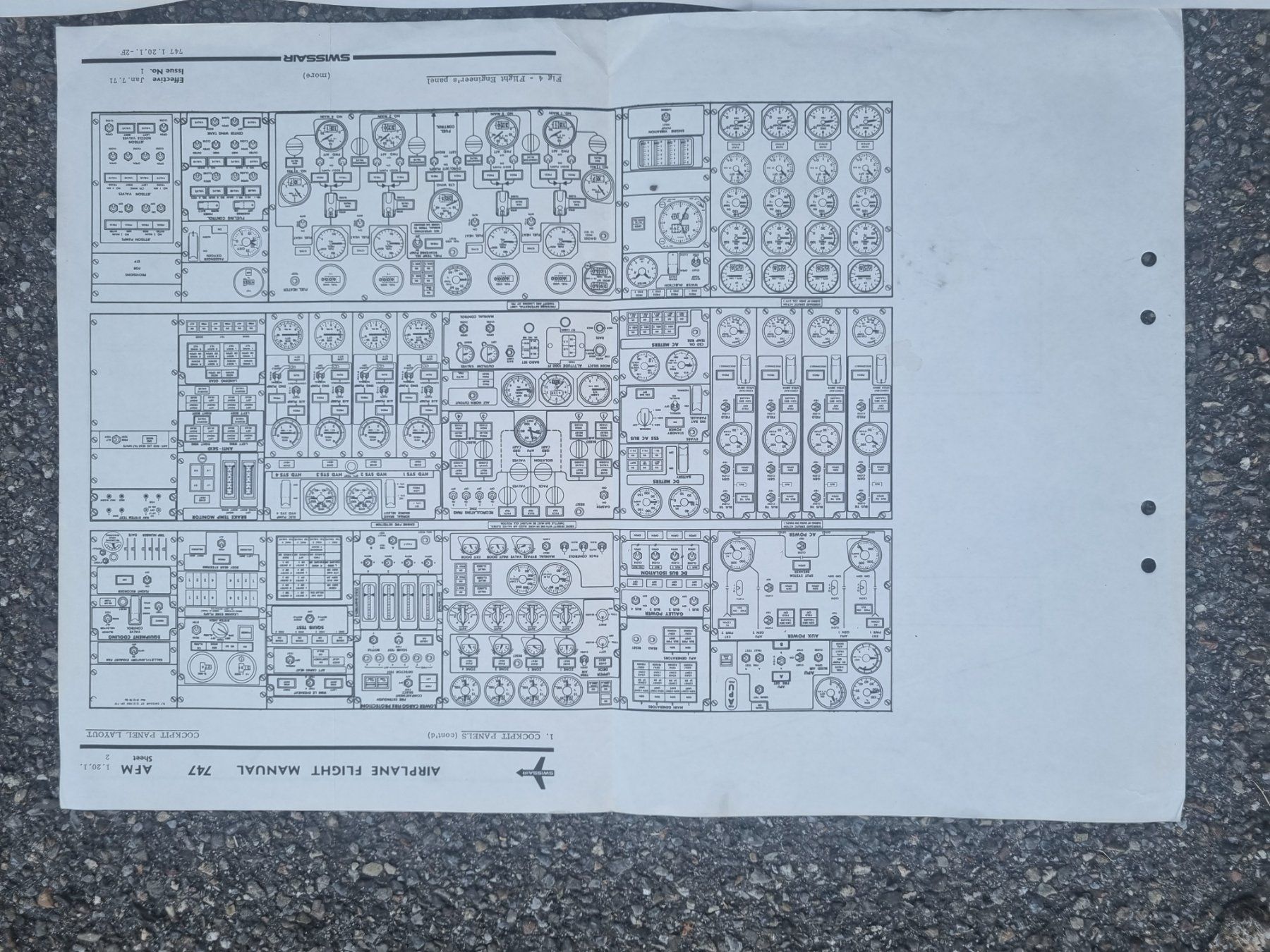 Libri: Flugzeug Cockpit manuel Swissair Jumbo – Usato da Männedorf venduto da Modell-Spezialisten 2
