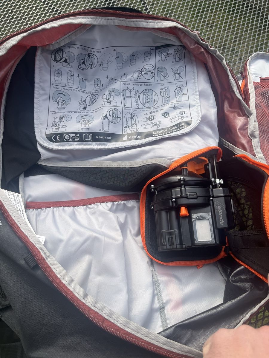 Deuter Zaini: Airbag lawinen rucksack – Usato da giubiasco venduto da kikkokakkio 4