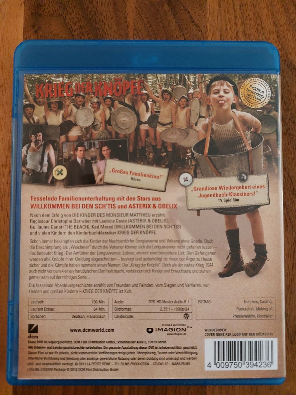 Tutti i DVDs: Blu Ray - Krieg der Knöpfe – Usato da Rheinfelden venduto da FilmAuktion 1