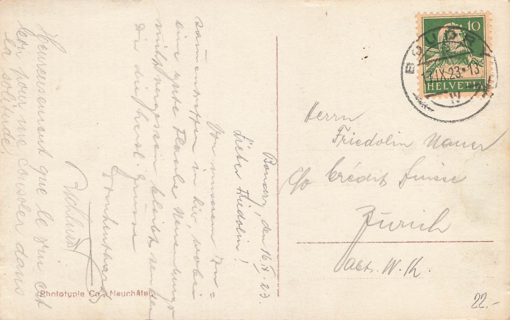 Cartoline postali: Boudry NE Panorama mit Areuse – Usato da Biasca venduto da Blenio71 1