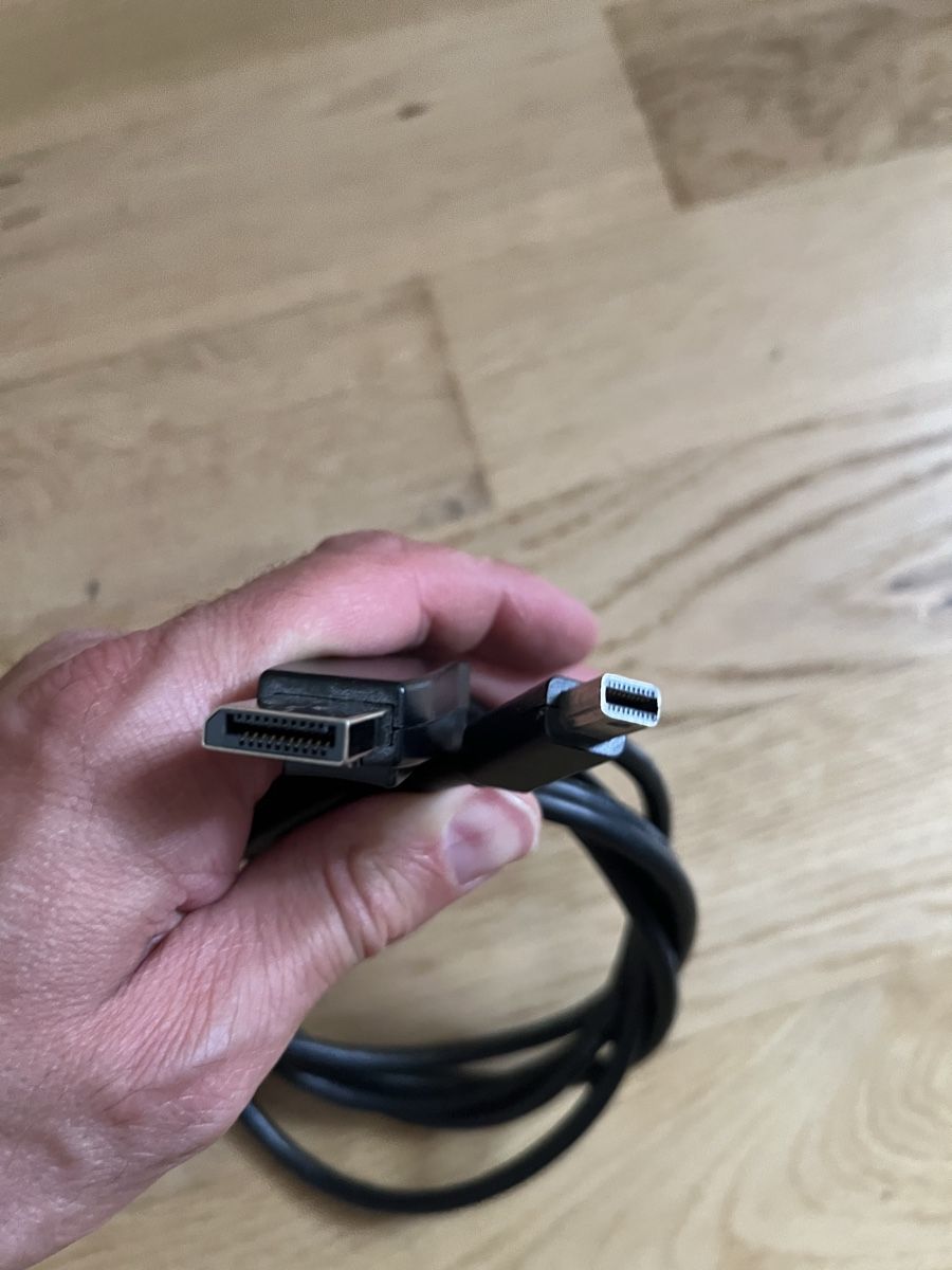Kabel: Câble DisplayPort vers Mini DisplayPort noir 1m80 – Gebraucht aus Dornach von hmk_bl6q