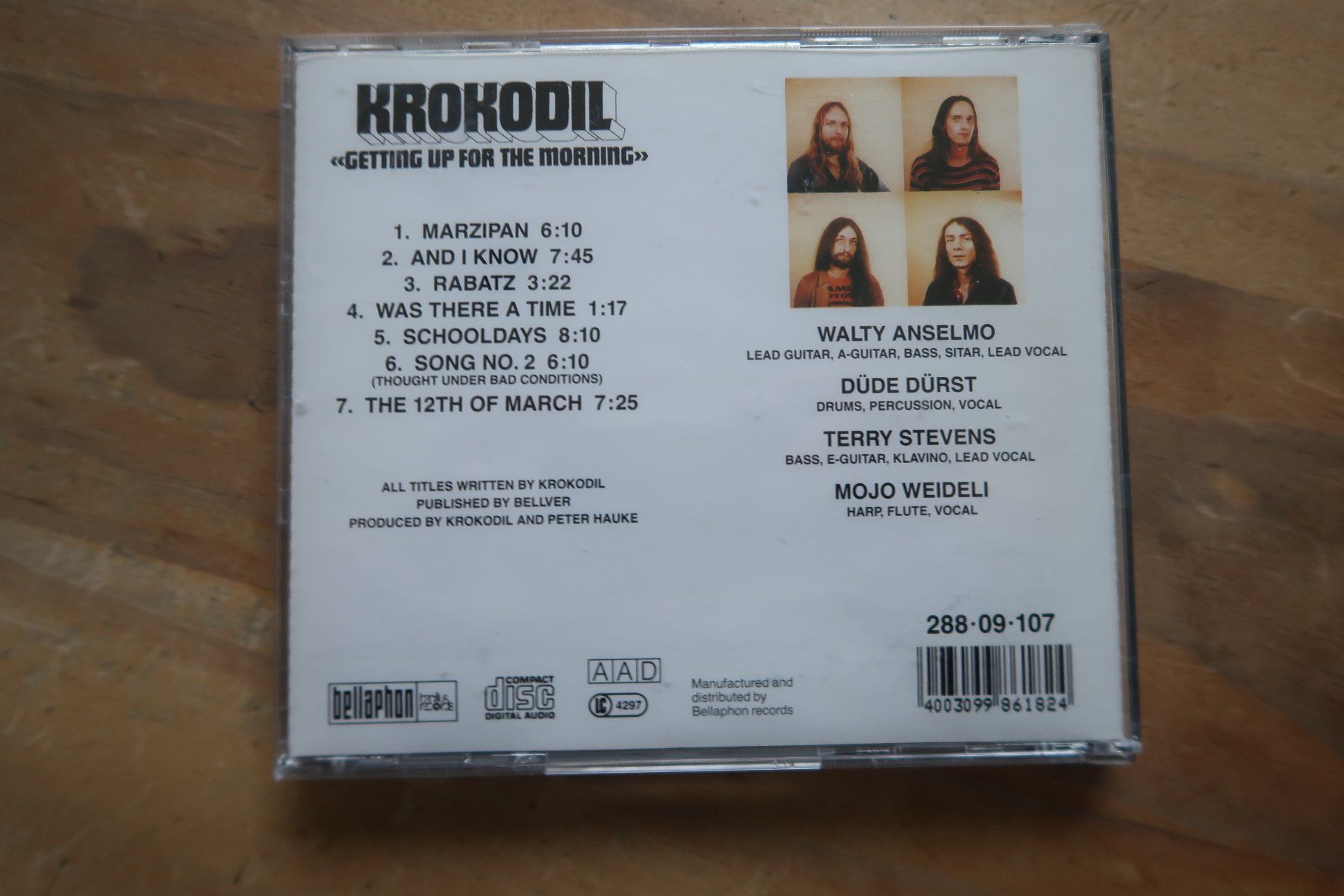CD: KROKODIL - GETTING UP FOR THE MORNING - CD – Usato da Basel venduto da Patiscat 1