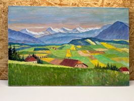 Gurnigelgebiet mit Thunersee von Erismann 1986  (ID M438)