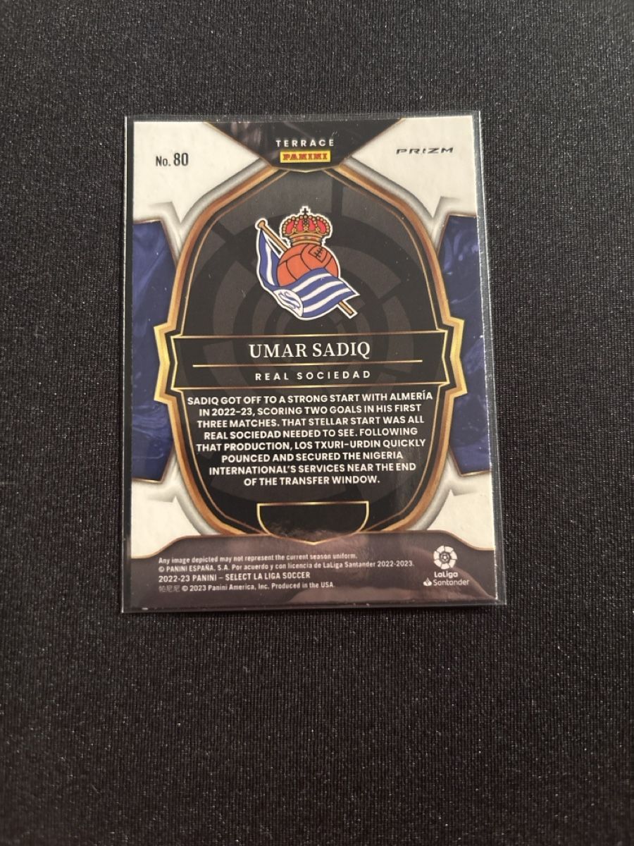 Panini Carte collezionabili: Umar Sadiq - RC - Select - Real Sociedad - Panini – Usato da Kaiseraugst venduto da Baum_12 1