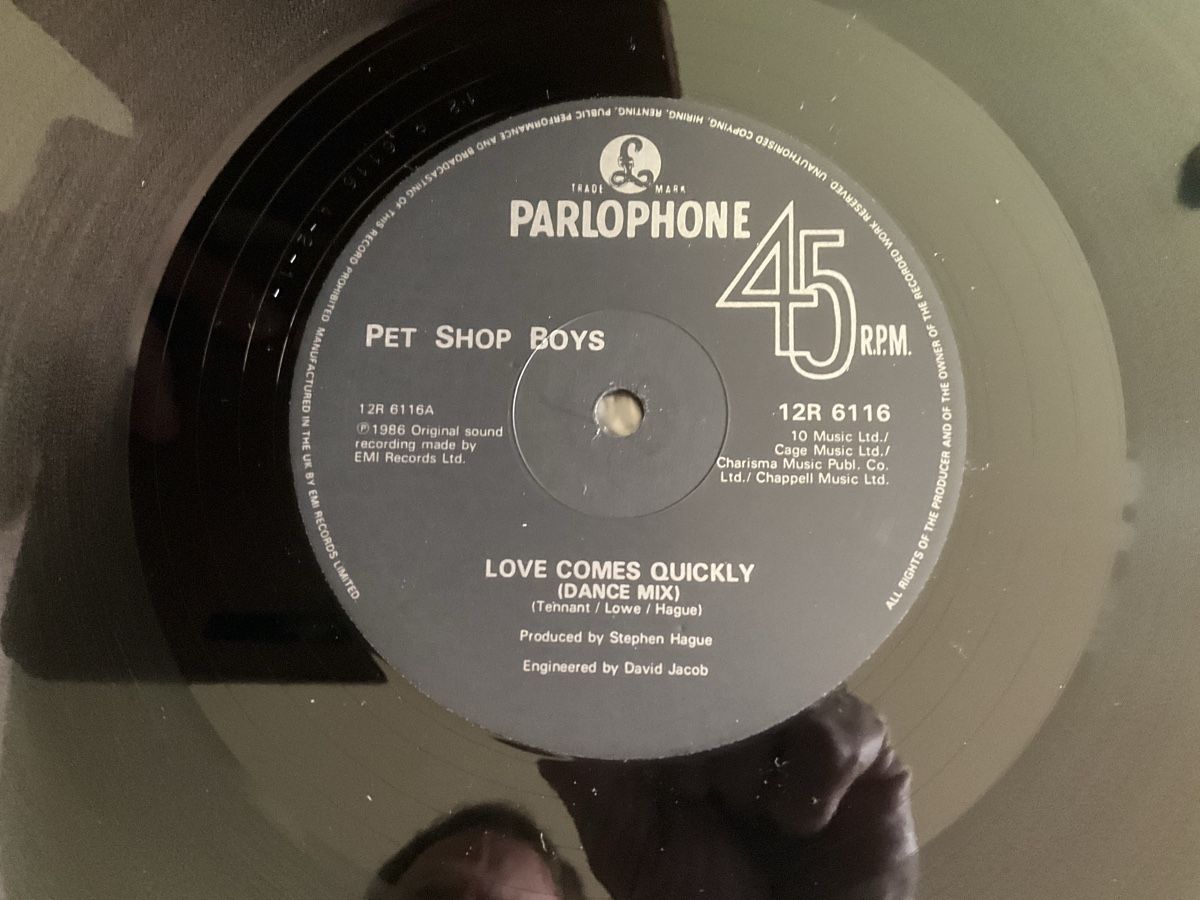 Dischi in vinile: Pet Shop Boys - love comes quickly – Usato da Steffisburg venduto da miatigi 1
