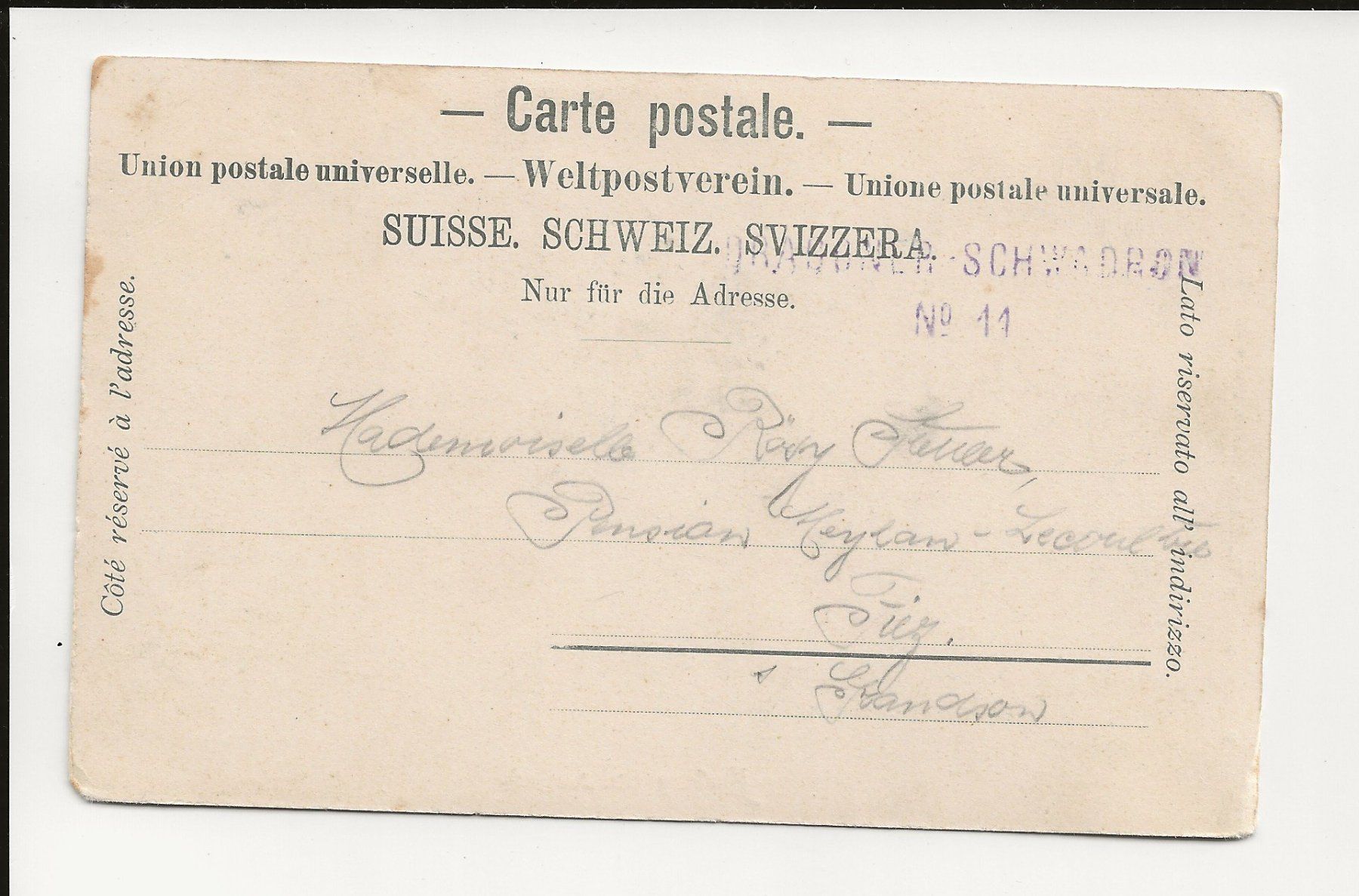 Ansichtskarten: AK ca.1900 Aarburg AG – Gebraucht aus Greifensee von 315WDO 1