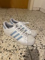 Adidas Sneaker 42.5 weiss/hellblau