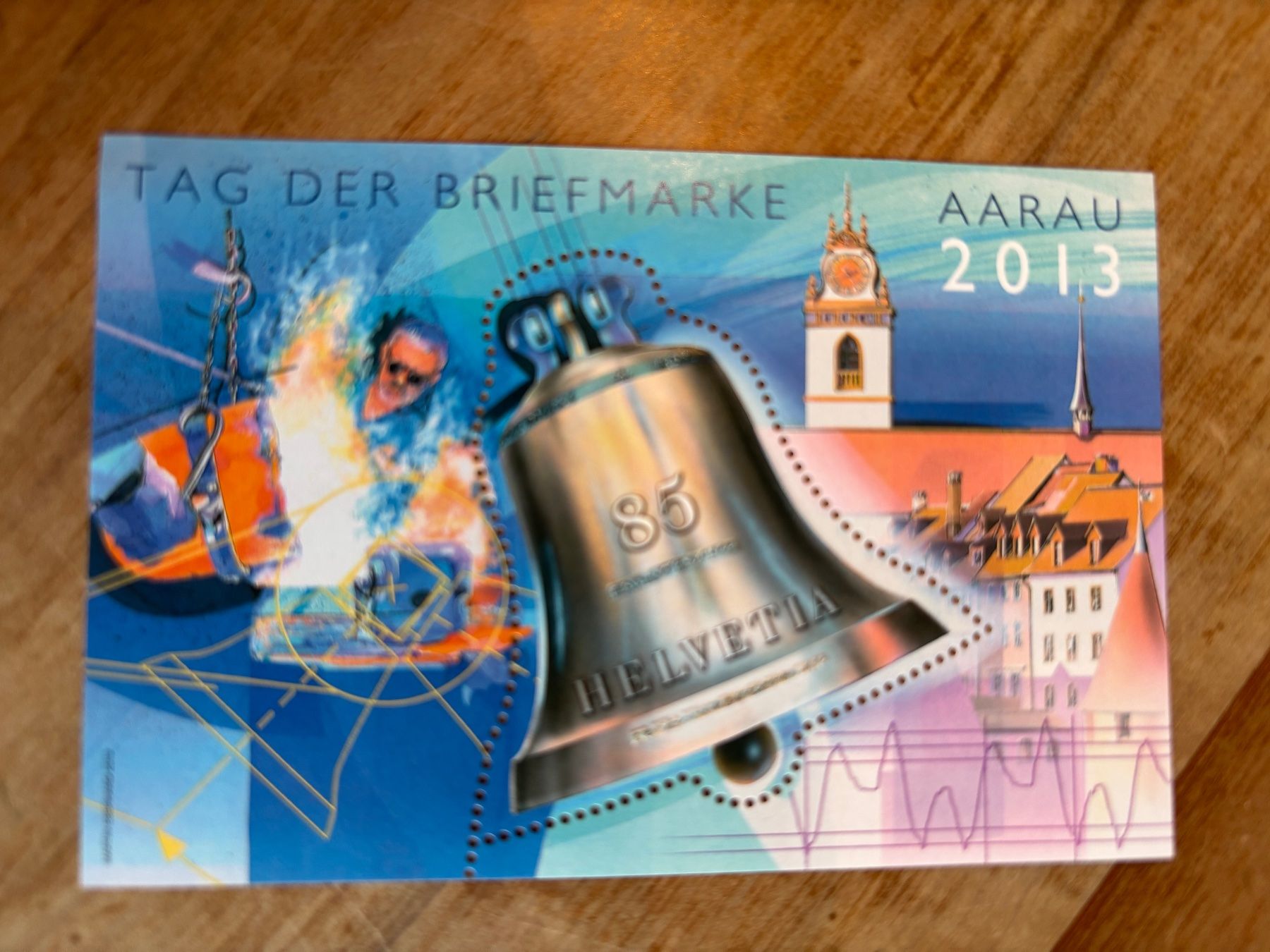 Alle Briefmarken: Aarau Tag der Briefmarke postfrisch 2013 – Neu (gemäss Beschreibung) aus Seftigen von Muggelwomb