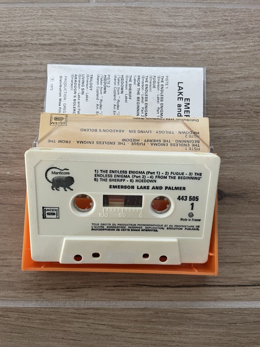 Musicassette: Cassette audio - Emerson Lake & Palmer - "Trilogy" – Usato da Lonay venduto da ju-71 3