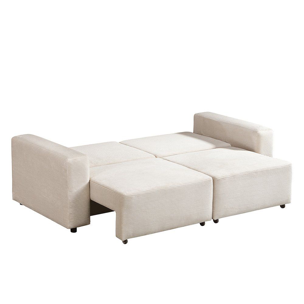 Divani: Modulares Schlafsofa VERA S - 210x92cm Beige – Nuovo e nell'imballaggio originale da Wallenwil venduto da toesstal-vertrieb 6