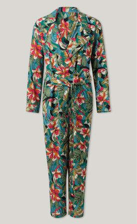 Luisa Rossi Jumpsuit,Gr.XS, Blätter/Blumen NEU🌴