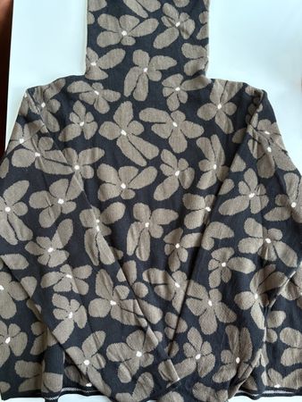 Alessia Santi Strickpullover, Blumenmuster, Grösse M/L