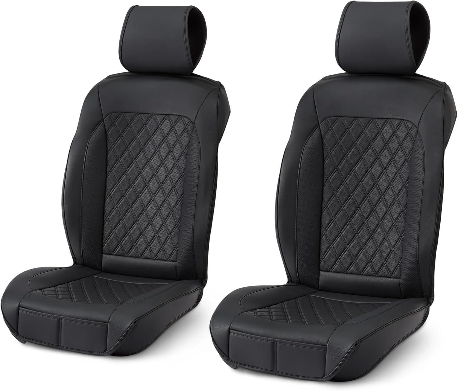 Tutti i ricambio: Autositzbezüge Kunstleder schwarz 2er-Pack – Nuovo e nell'imballaggio originale da Suhr venduto da SchnapperCH