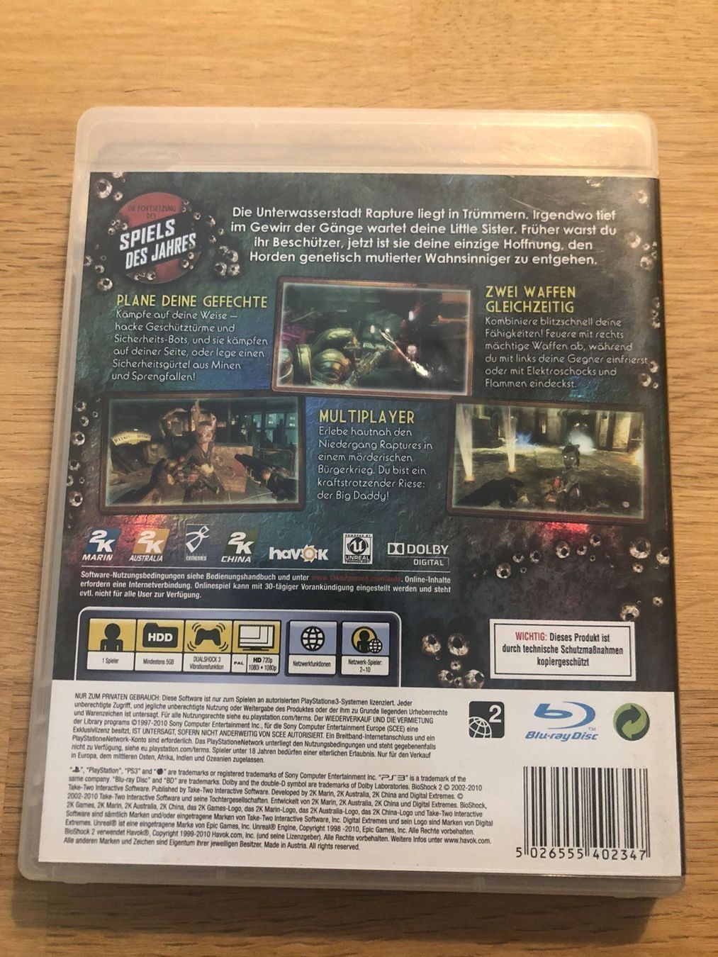 Sony Jeux: Bioshock 2 für Ps3 – D'occasion à Kestenholz par Inna09 1