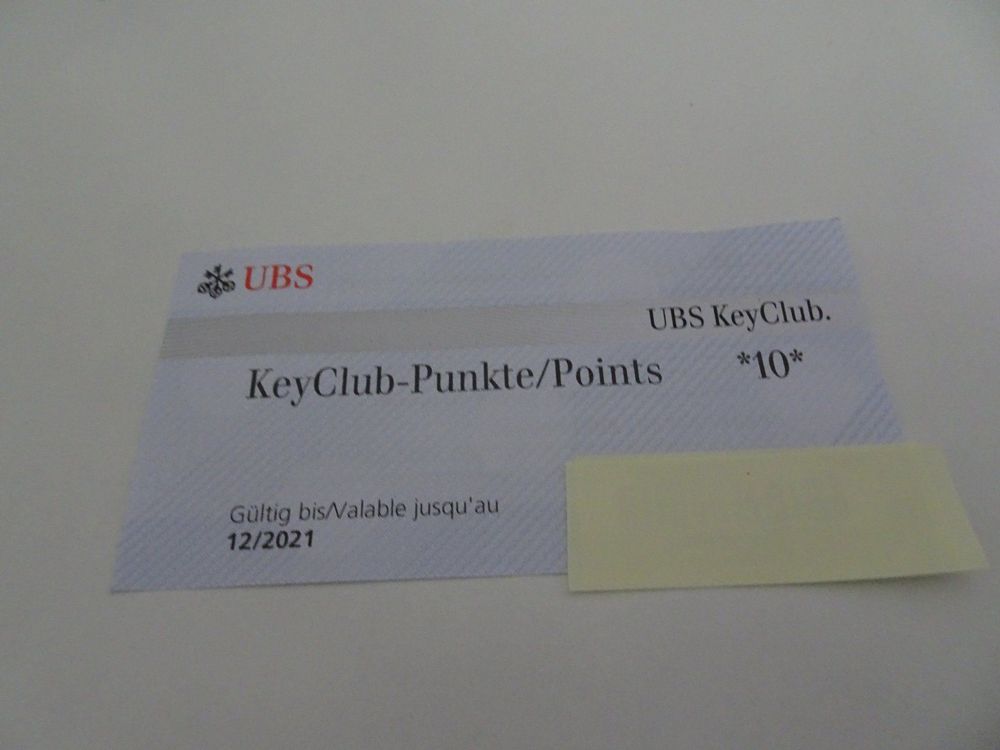 10 UBS Kaufen auf Ricardo