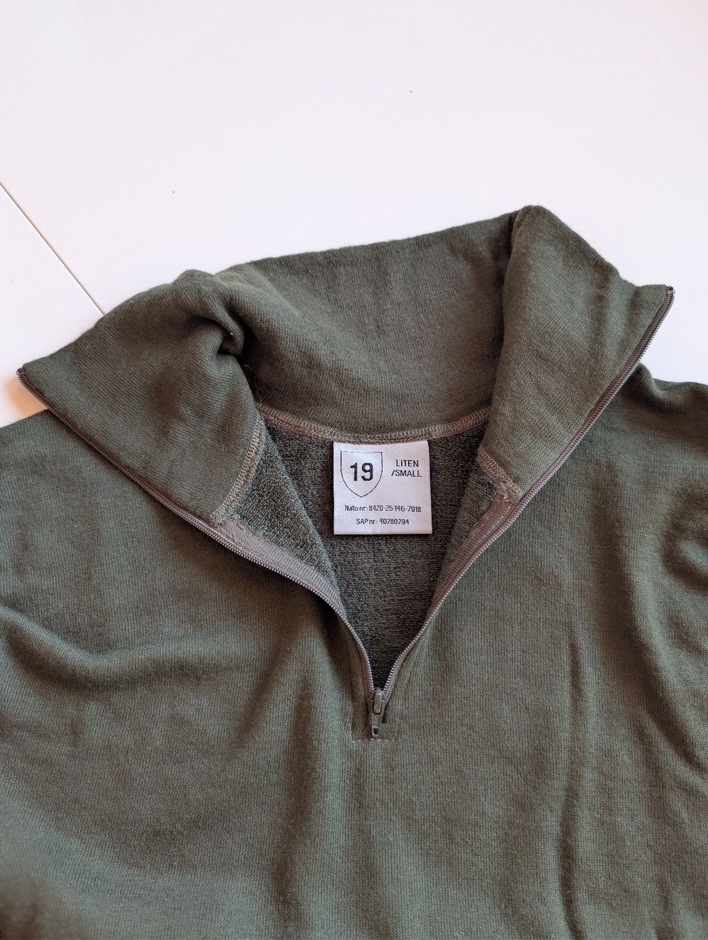 Biancheria intima: ACLIMA - Mérinos Woolterry Polo Vert Olive Taille S – Usato da Haute-Nendaz venduto da DetoutDerien 3