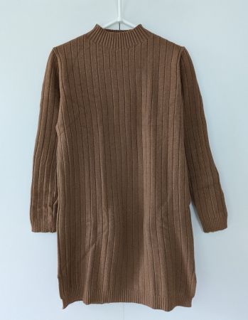 Strick-Kleid / Long-Pullover Gr. S/M