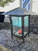 Eigenbau Metall-Glas Deko Laterne nur 10.--