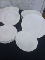 Schwere, elegante Porzellanteller