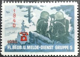 Soldatenmarke 2.WK, Fl Mdg & Beob D Gruppe 5, Wi FlBeob 19