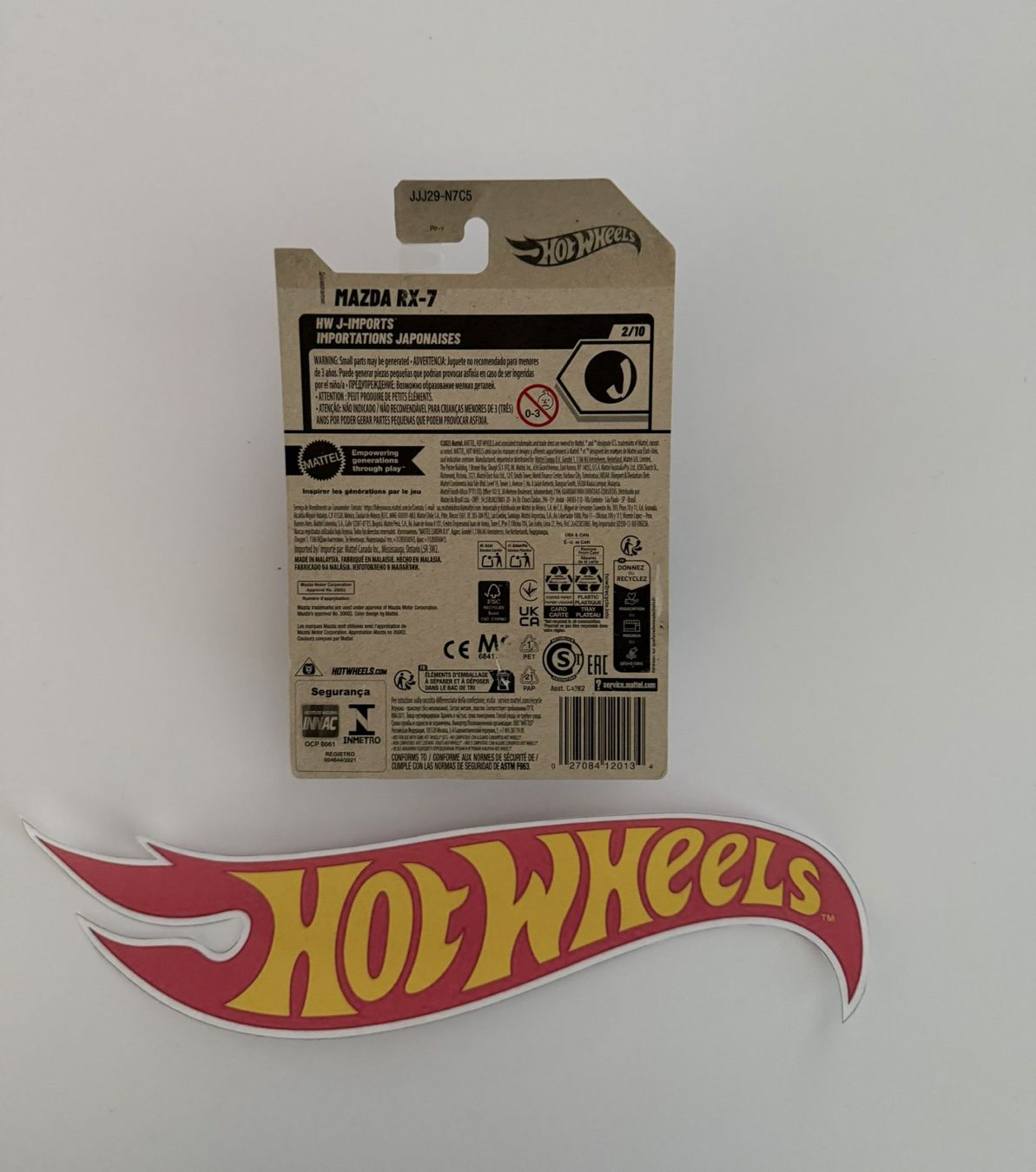 Hot Wheels Modellini d'auto: Hot Wheels Mazda RX-7 Long Card – Nuovo e nell'imballaggio originale da Luzern venduto da qui_25zt 1